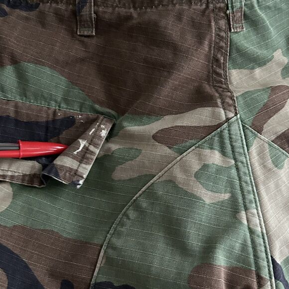 US Army BDU Size M Regular Hot Weather Woodland Camouflage Trouser Combat - Picture 14 of 16